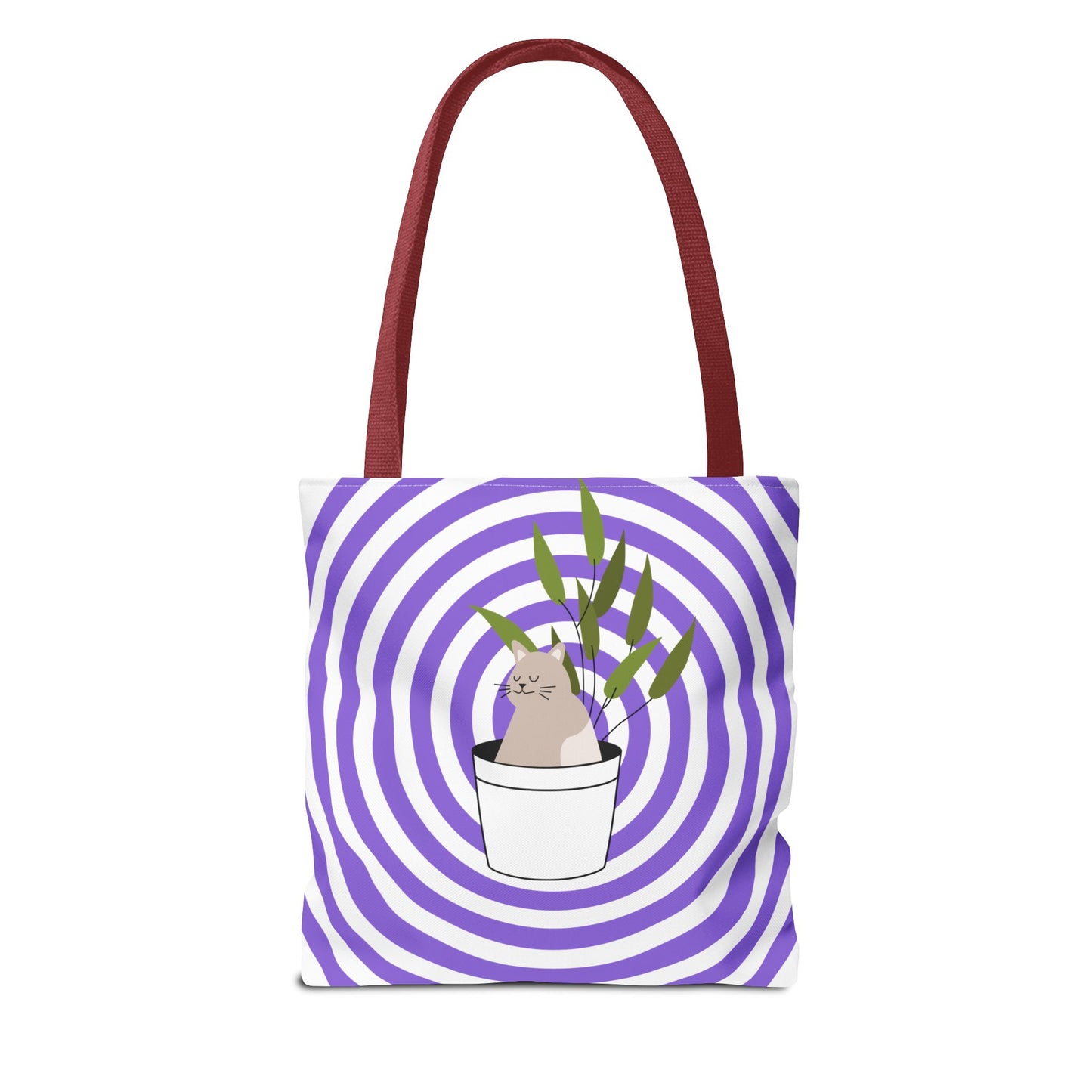Cat in Plant Tote Bag