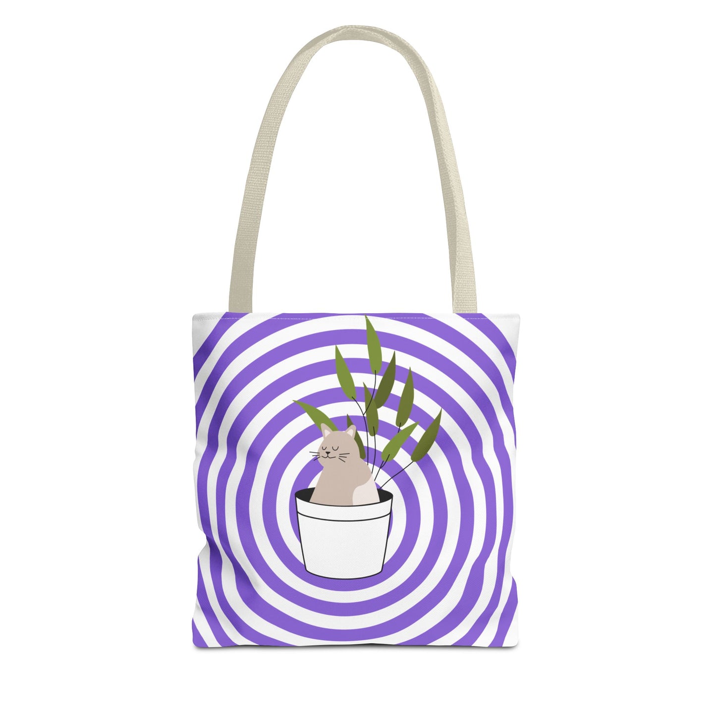 Cat in Plant Tote Bag