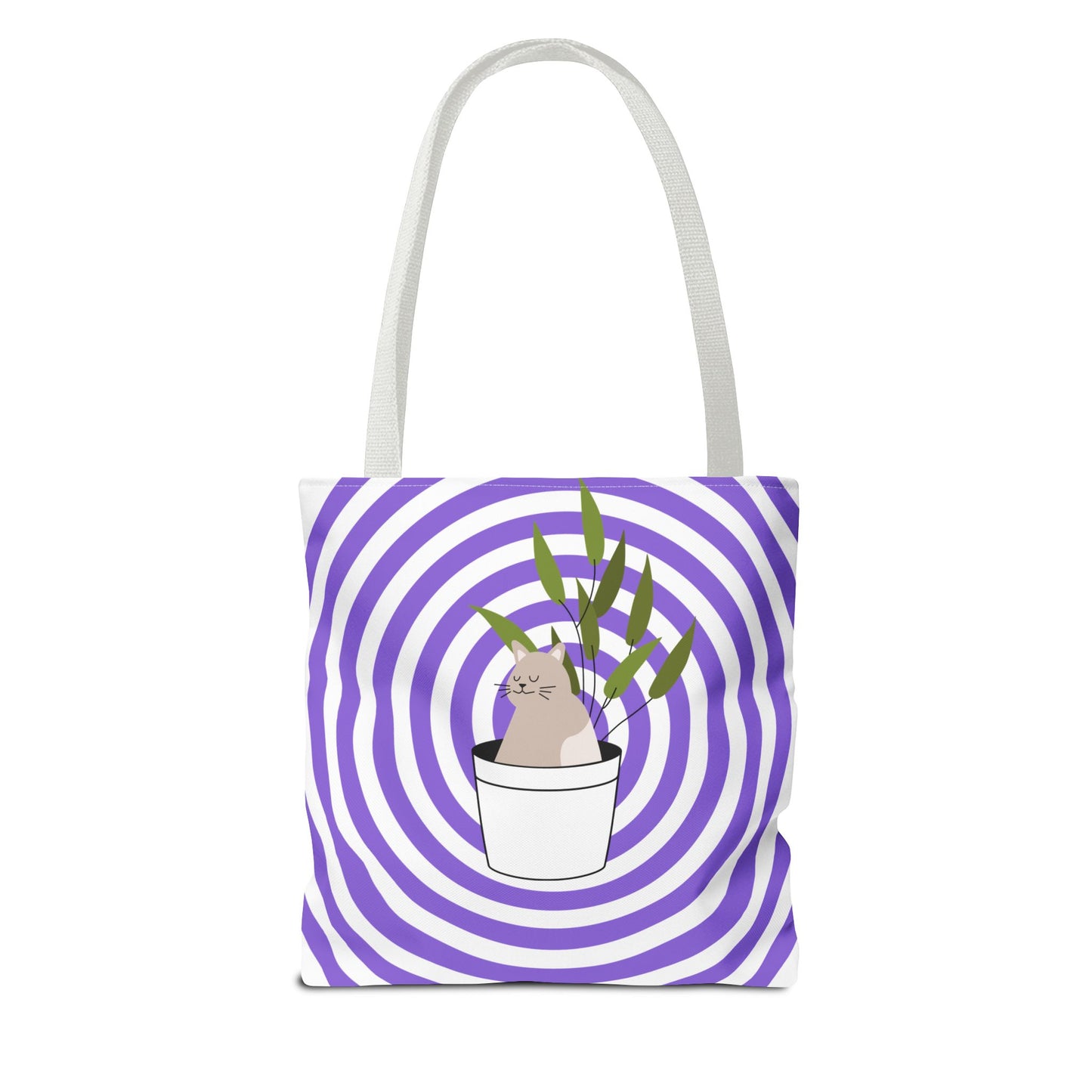 Cat in Plant Tote Bag