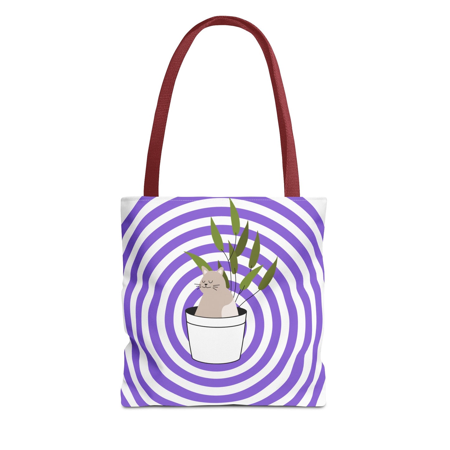 Cat in Plant Tote Bag