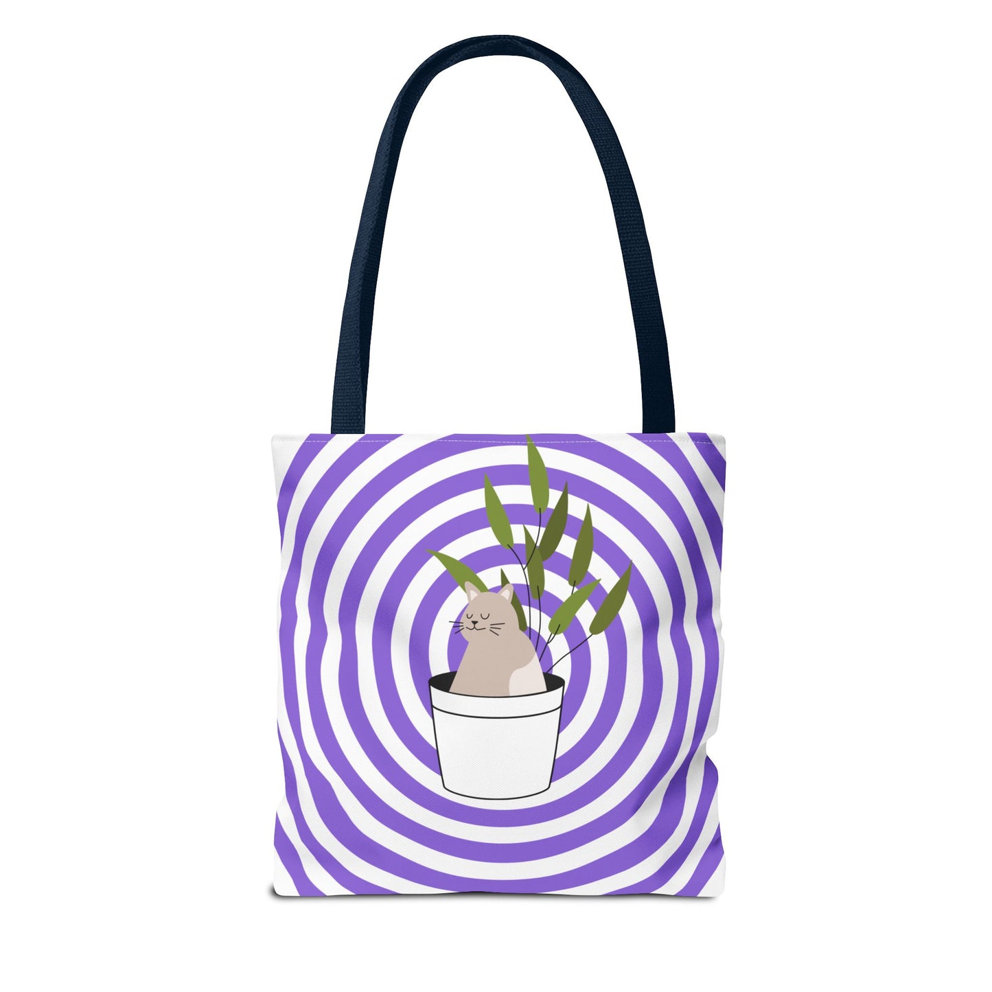 Cat in Plant Tote Bag