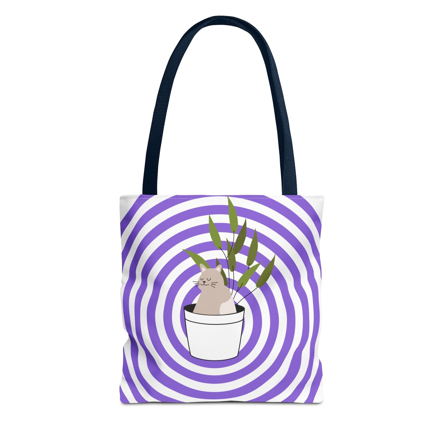 Cat in Plant Tote Bag