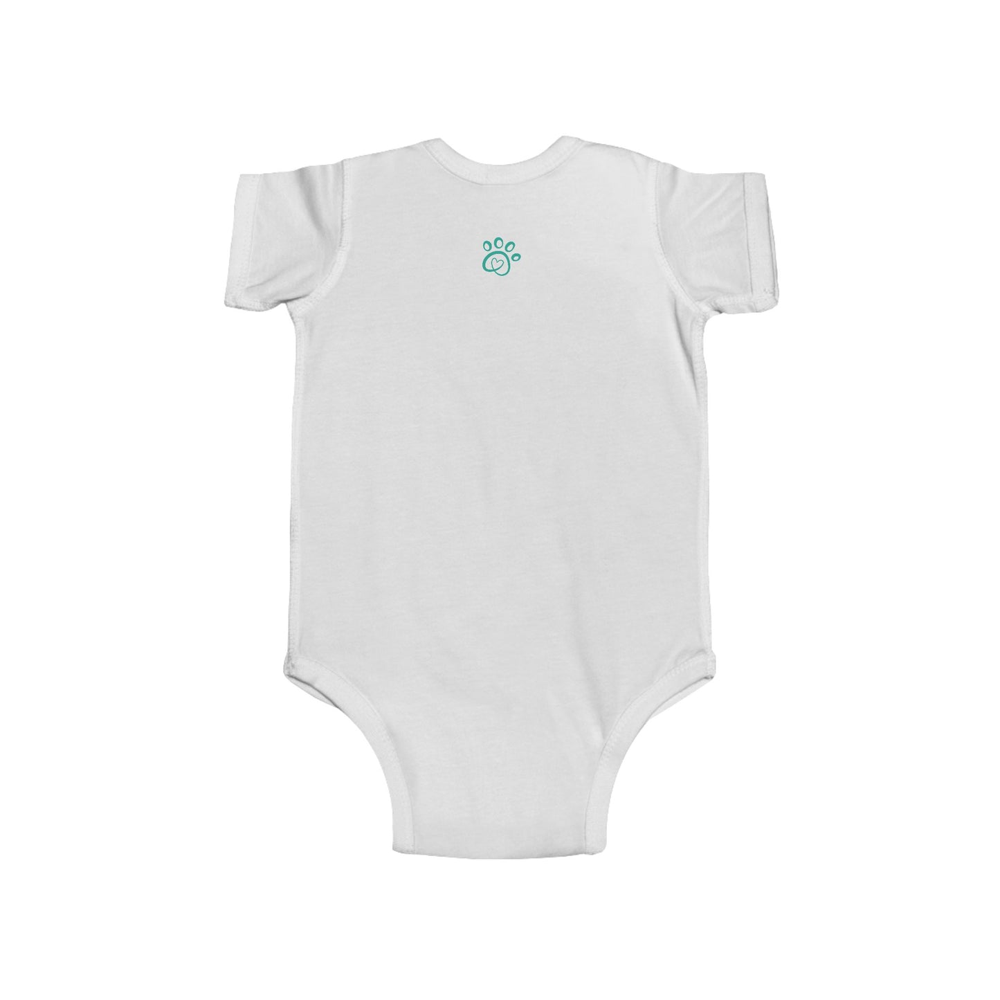 Infant puppy and teddy bear Jersey Bodysuit