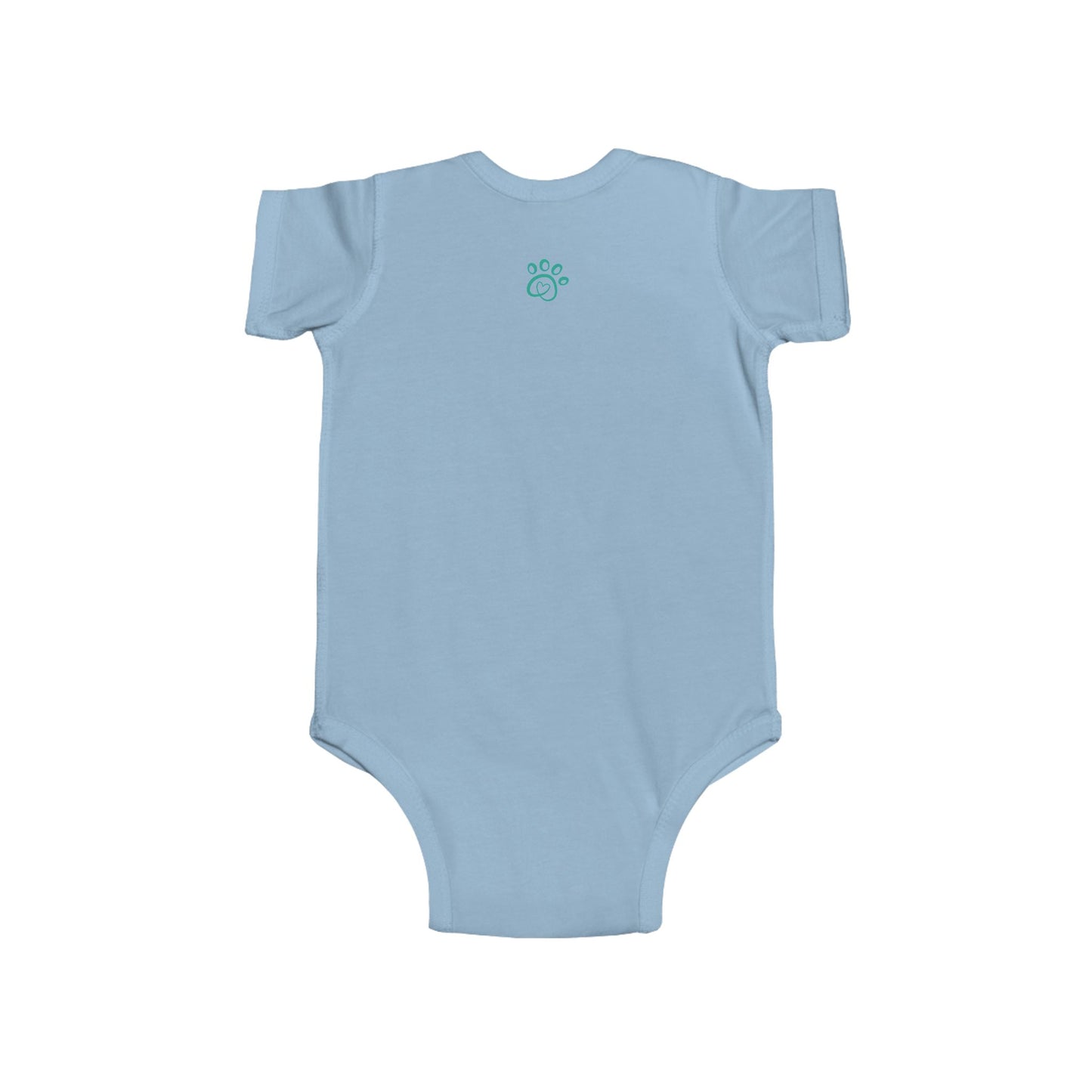 Infant puppy and teddy bear Jersey Bodysuit